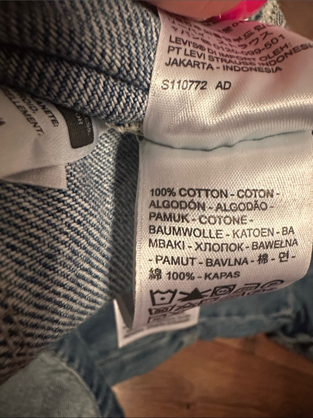 Levi’s Erin Denim Button Down Dress. XL - Picture 5 of 6